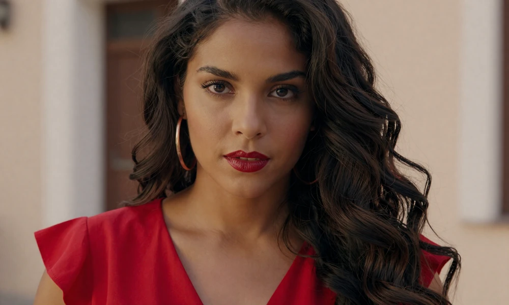 Passionate Puerto Rican woman portrait