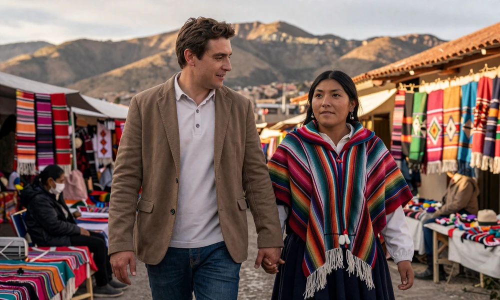 American man dating Bolivian woman in La Paz