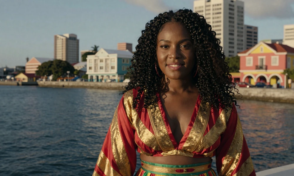 Beautiful Jamaican woman in Kingston